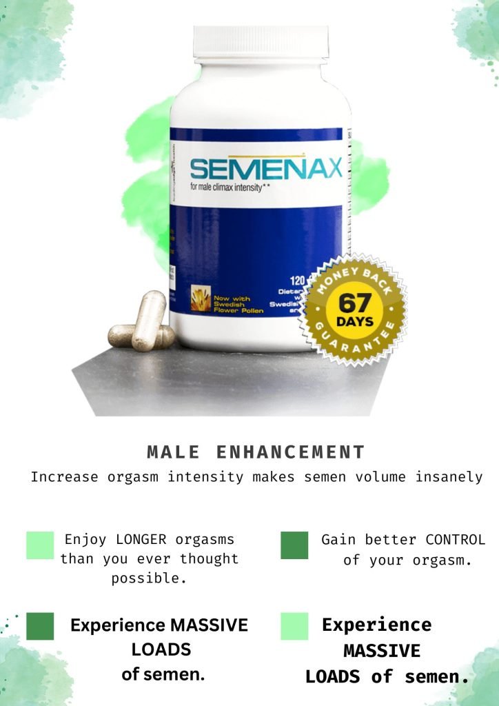 Increase orgasm intensity makes semen volume